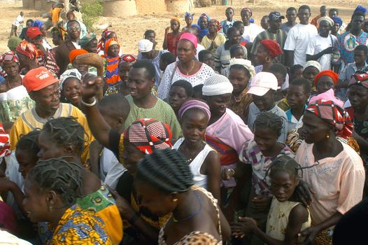 The festival of establishment of a usual chief in Burkina Faso Faso lasts three days. The usual chief succeeds his father deceased, it is always the groin of the family and always a man. It is a very rare event because a chief can be replaced only after his death. During establishment it is the festival and all the area is invited. This festival occurs to Kokemnour�, small village in the East of Burkina Faso Faso in the province of Kouritanga. These three days are punctuated of dance, meal and especially of traditional ceremonies African. The Chief is the King and can be established only by chiefs more important than him.                                