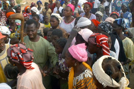 The festival of establishment of a usual chief in Burkina Faso Faso lasts three days. The usual chief succeeds his father deceased, it is always the groin of the family and always a man. It is a very rare event because a chief can be replaced only after his death. During establishment it is the festival and all the area is invited. This festival occurs to Kokemnour�, small village in the East of Burkina Faso Faso in the province of Kouritanga. These three days are punctuated of dance, meal and especially of traditional ceremonies African. The Chief is the King and can be established only by chiefs more important than him.                                