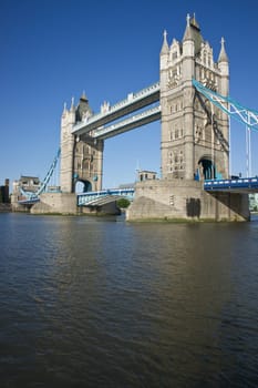 Tower Bridge. Historic bridge across the River Thames in London, England