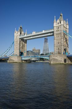 Tower Bridge. Historic bridge across the River Thames in London, England