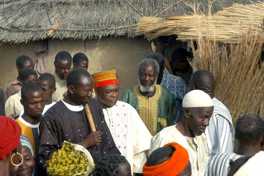 The festival of establishment of a usual chief in Burkina Faso Faso lasts three days. The usual chief succeeds his father deceased, it is always the groin of the family and always a man. It is a very rare event because a chief can be replaced only after his death. During establishment it is the festival and all the area is invited. This festival occurs to Kokemnour�, small village in the East of Burkina Faso Faso in the province of Kouritanga. These three days are punctuated of dance, meal and especially of traditional ceremonies African. The Chief is the King and can be established only by chiefs more important than him.                                