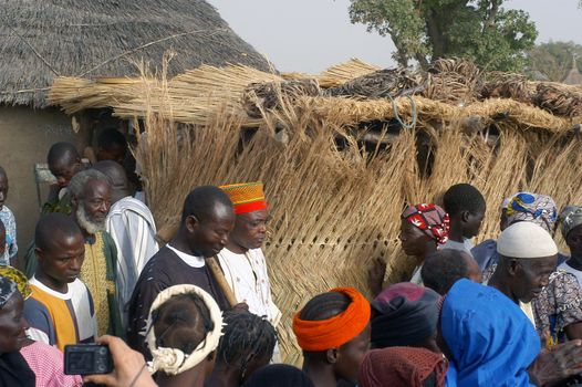 The festival of establishment of a usual chief in Burkina Faso Faso lasts three days. The usual chief succeeds his father deceased, it is always the groin of the family and always a man. It is a very rare event because a chief can be replaced only after his death. During establishment it is the festival and all the area is invited. This festival occurs to Kokemnour�, small village in the East of Burkina Faso Faso in the province of Kouritanga. These three days are punctuated of dance, meal and especially of traditional ceremonies African. The Chief is the King and can be established only by chiefs more important than him.                                