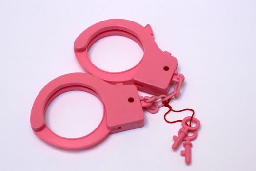 Pink Handcuffs for a Hen night