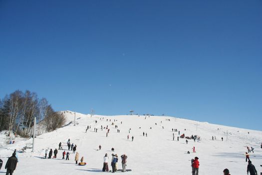 ski resting mountain skiing sky relaxation winter sport
