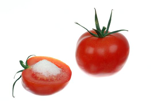 Half tomato with sugar.
Norwegian.