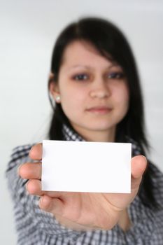 females cards business people white girls greeting paper