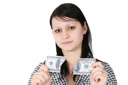 dollars businesses females finance women girls paper green