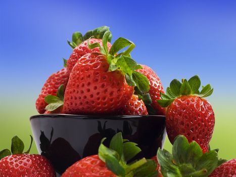 Fresh healthy strawberries for a healthy diet