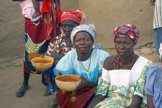 The festival of establishment of a usual chief in Burkina Faso Faso lasts three days. The usual chief succeeds his father deceased, it is always the groin of the family and always a man. It is a very rare event because a chief can be replaced only after his death. During establishment it is the festival and all the area is invited. This festival occurs to Kokemnour�, small village in the East of Burkina Faso Faso in the province of Kouritanga. These three days are punctuated of dance, meal and especially of traditional ceremonies African. The Chief is the King and can be established only by chiefs more important than him.                                