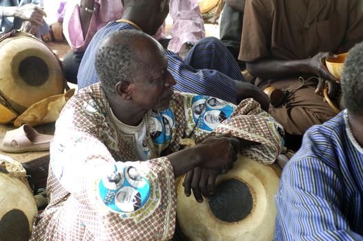 The festival of establishment of a usual chief in Burkina Faso Faso lasts three days. The usual chief succeeds his father deceased, it is always the groin of the family and always a man. It is a very rare event because a chief can be replaced only after his death. During establishment it is the festival and all the area is invited. This festival occurs to Kokemnour�, small village in the East of Burkina Faso Faso in the province of Kouritanga. These three days are punctuated of dance, meal and especially of traditional ceremonies African. The Chief is the King and can be established only by chiefs more important than him.                                