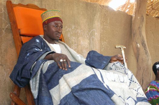 The festival of establishment of a usual chief in Burkina Faso Faso lasts three days. The usual chief succeeds his father deceased, it is always the groin of the family and always a man. It is a very rare event because a chief can be replaced only after his death. During establishment it is the festival and all the area is invited. This festival occurs to Kokemnour�, small village in the East of Burkina Faso Faso in the province of Kouritanga. These three days are punctuated of dance, meal and especially of traditional ceremonies African. The Chief is the King and can be established only by chiefs more important than him.                                