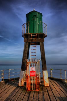 Whitby West Pier beacon