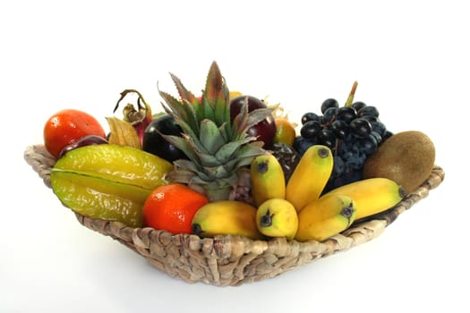 A basket filled with delicious fruits