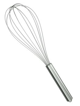 Whisk isolated on white background. 3D render.