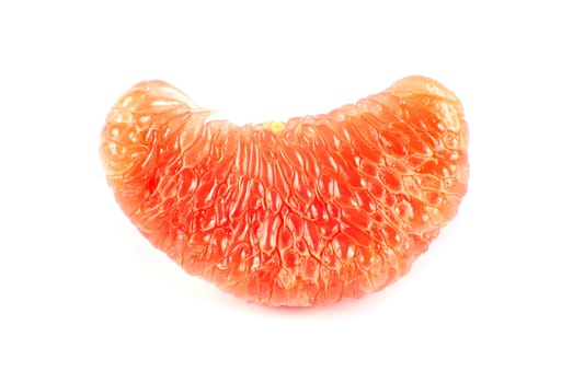 halves grapefruit isolated on a white background