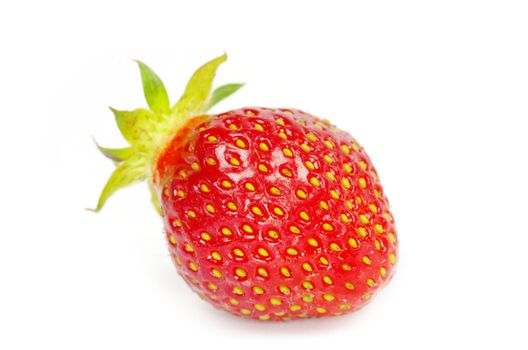 strawberries isolated on white