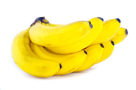 banana fruits isolated on white background