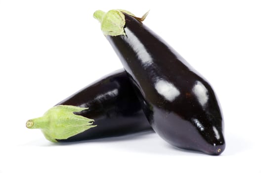 aubergine isolated on white background