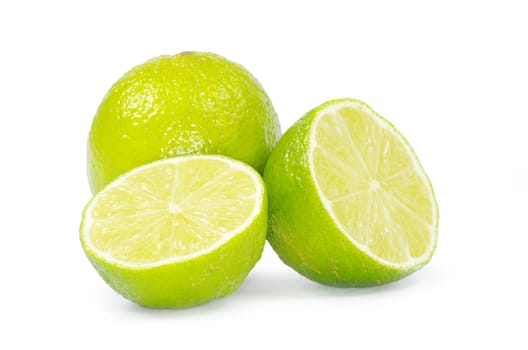 lime isolated on white background