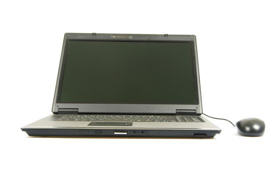 professional laptop isolated on white background 