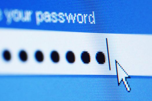 login  password on lcd screen macro