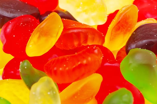 Close up of colorful candy
