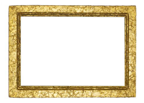 Picture gold frame with a decorative pattern