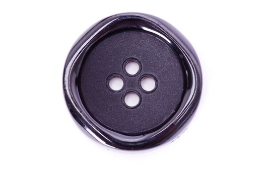 black button isolated on white