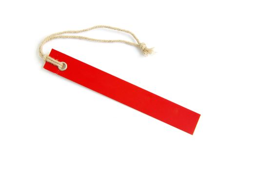 Blank tag isolated on a white backgrounds
