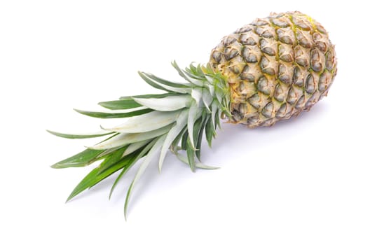 fresh pineapple isolated on the white background