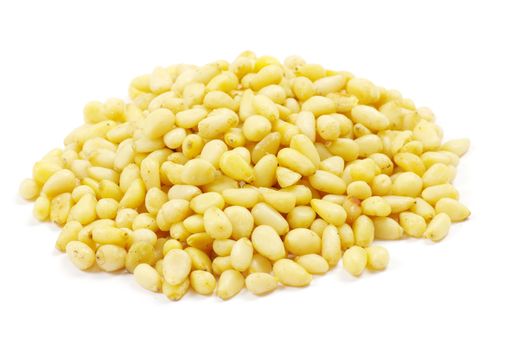 pine nuts isolated on a white background