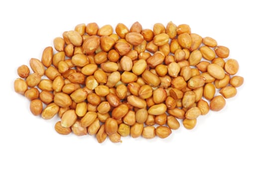 peanuts isolated on white background