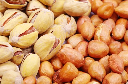 Nuts assorted  for backgrounds or textures