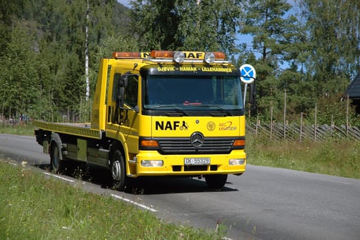 NAF, Car-service. Gjøvik,Hamar,Lillehammer. Norway 2006.