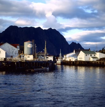 Harbor on Lofoten Island
