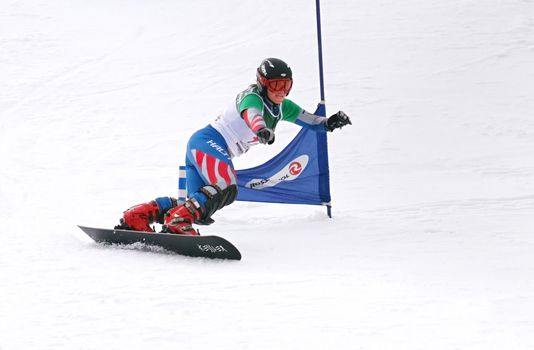 round of the Snowboard European Cup: full throttle  in Kyiv  March 4, 2007                              