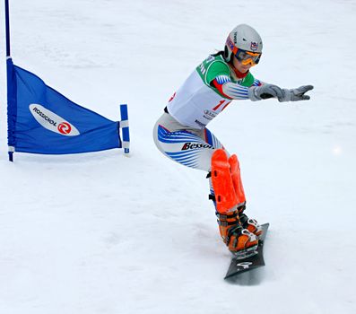 round of the Snowboard European Cup: full throttle  in Kyiv  March 4, 2007                                                              