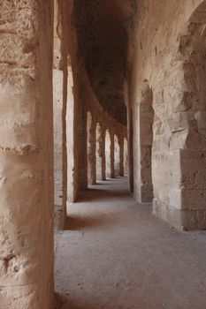 Ancient Roman Amphitheatre in El-Jem, Tunisia (UNESCO World Heritage)