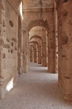 Ancient Roman Amphitheatre in El-Jem, Tunisia (UNESCO World Heritage)