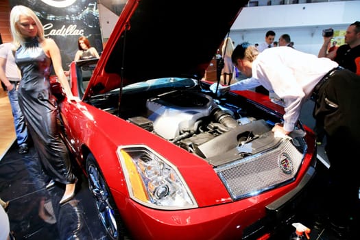 An auto presented at the 16th International Kyiv SIA'2008 Motor Show in Kyiv May 22, 2008.