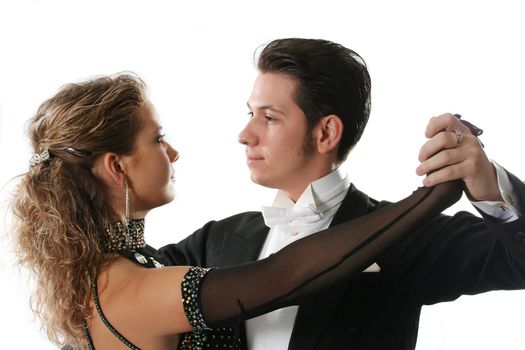 dancer ballroom dancing couple tango partners dance