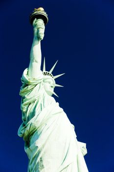 detail of Statue of Liberty National Monument, New York, USA