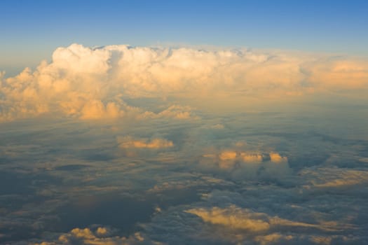 clouds - view from plane