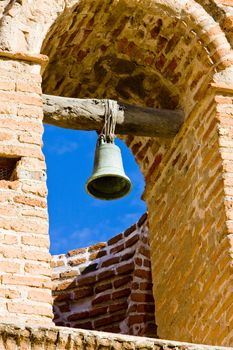 bell tower of San Jose de Tumacacori Chruch, Arizona, USA