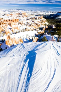 Bryce Canyon National Park in winter, Utah, USA