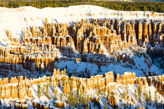 Bryce Canyon National Park in winter, Utah, USA