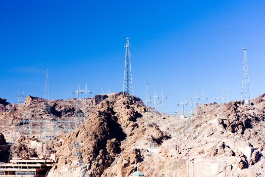 Hoover Dam surroundings, Arizona-Nevada, USA