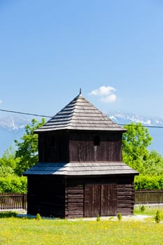 bell tower in Pavcina Lehota, Slovakia