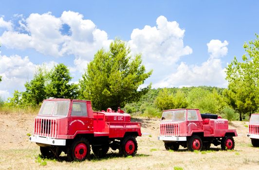 fire engines, Provence, France