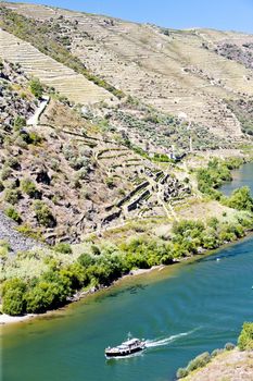 ship in Douro Valley, Portugal